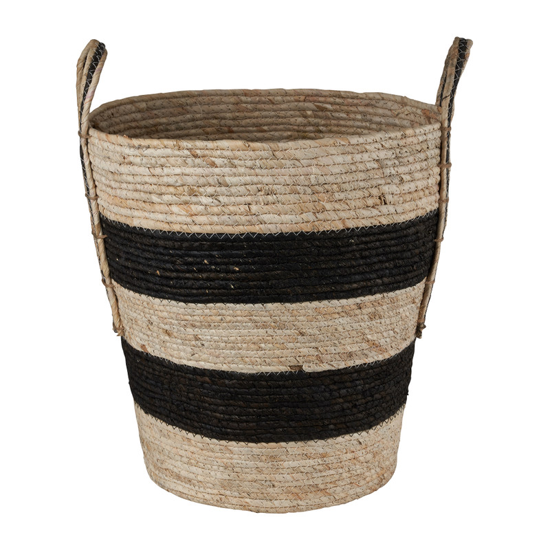 Mand met zwarte strepen - ⌀37x43 cm 