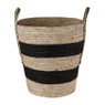 Mand met zwarte strepen - ⌀37x43 cm 
