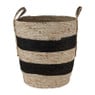 Mand met zwarte strepen - ⌀42x48 cm 