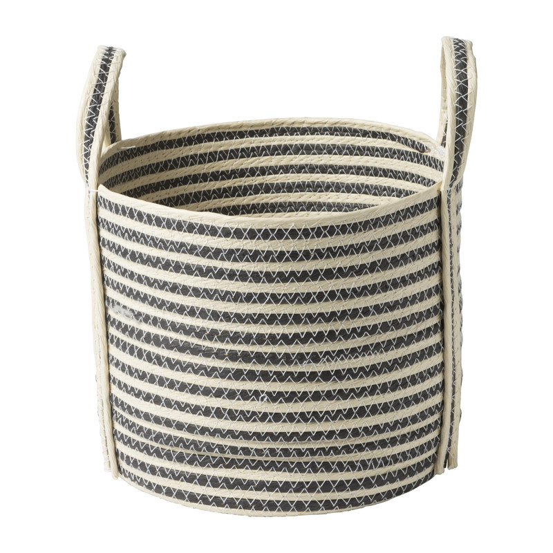 Mand met strepen laag - Ø34x28 cm