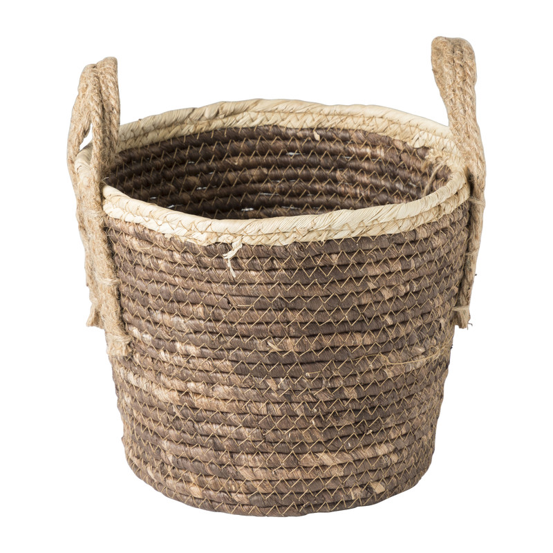 Mand witte rand - laag - ⌀25 cm