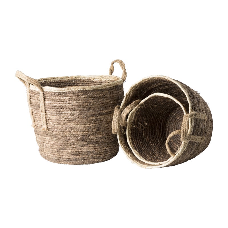 Mand witte rand - laag - ⌀34 cm