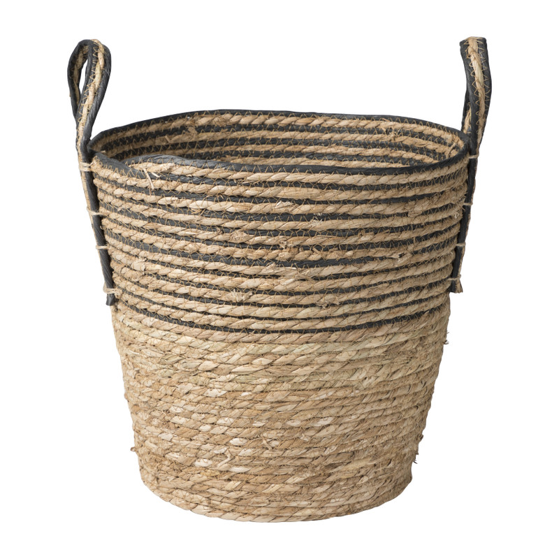 Mand zwarte streep - hoog - Ø35X35 cm