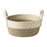 Mand rond met witte rand - Ø33x15 cm