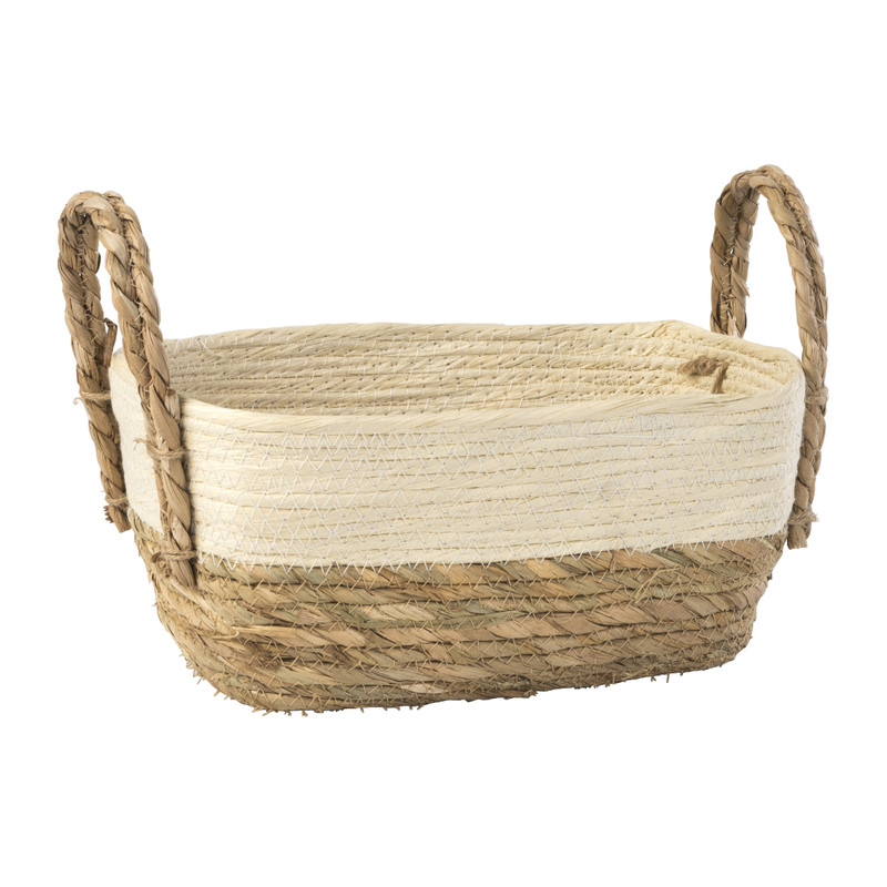 Lademand met witte rand - 34x22x16 cm 