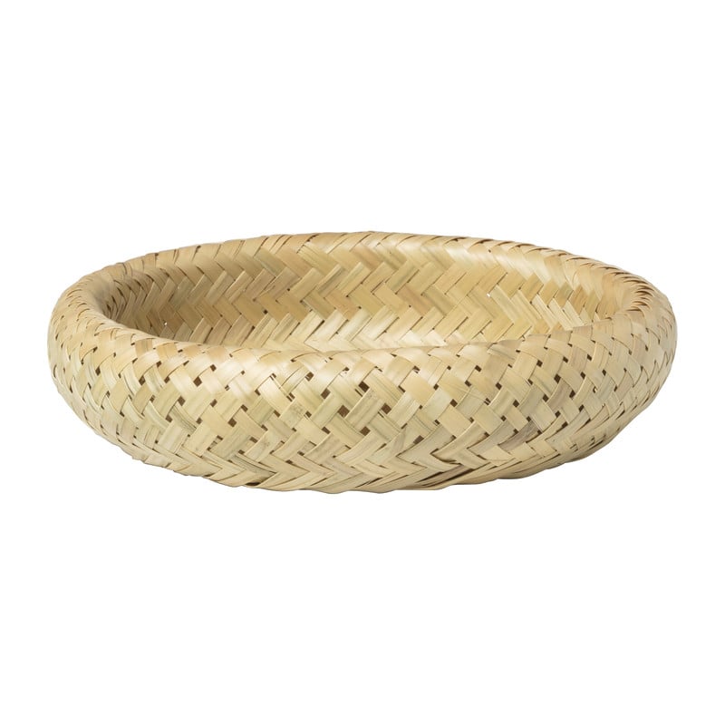 Bamboe mandje rond - ø30x7 cm