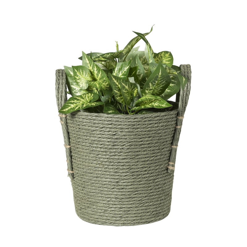 Mand Lotte - ø22x23 cm - groen