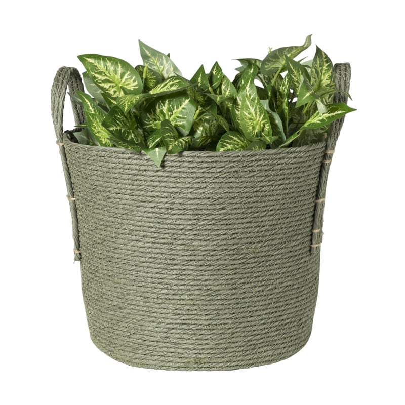 Mand Lotte - ø28x33 cm - groen
