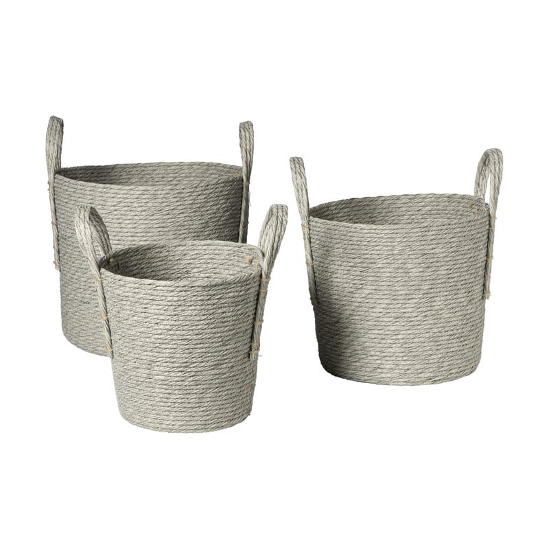 Mand Lotte - ø22x23 cm - grijs