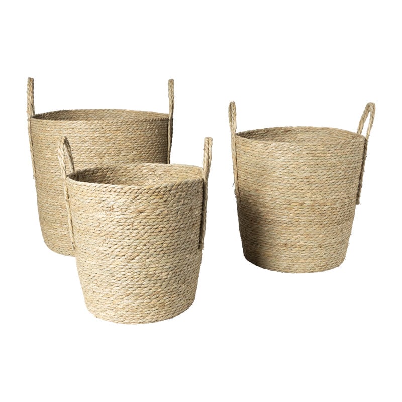 Mand Basix rond - ø44x45 cm - naturel