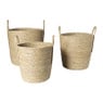 Mand Basix rond - ø44x45 cm - naturel