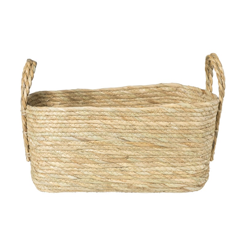 Mand Basix rechthoek - 18x40x30 cm - naturel