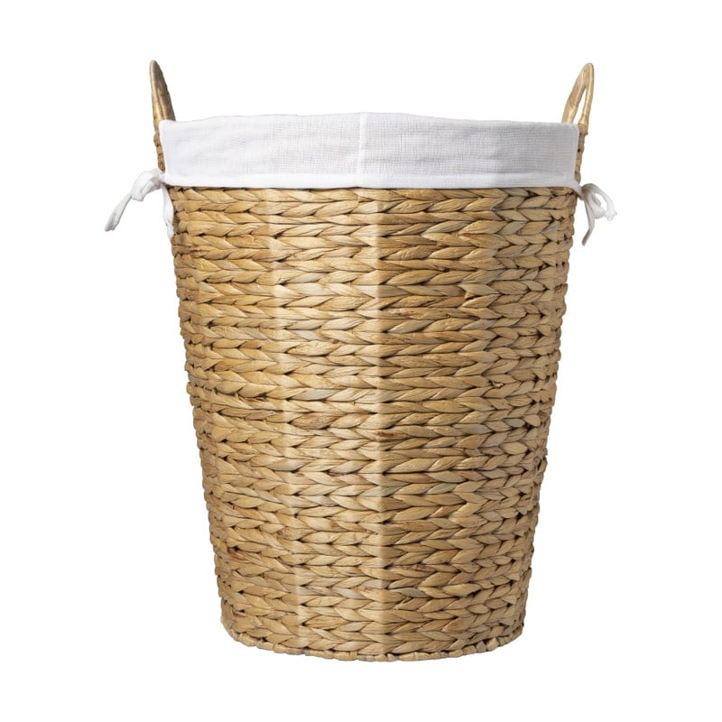 Wasmand Saar 50 liter - bruin/wit - ø42x50 cm