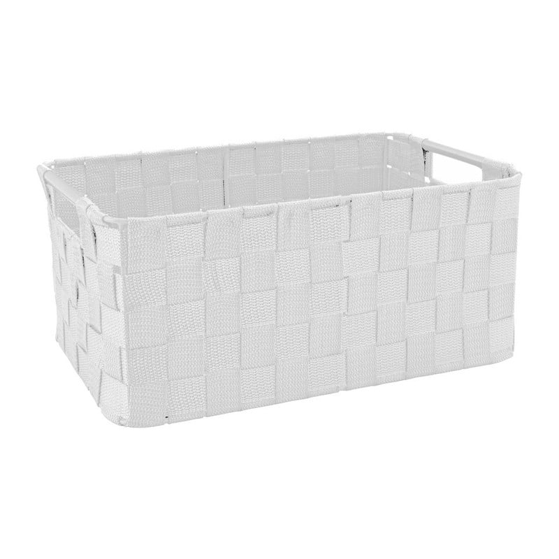 Lademand chroom handvat -  wit - 34x23x15 cm