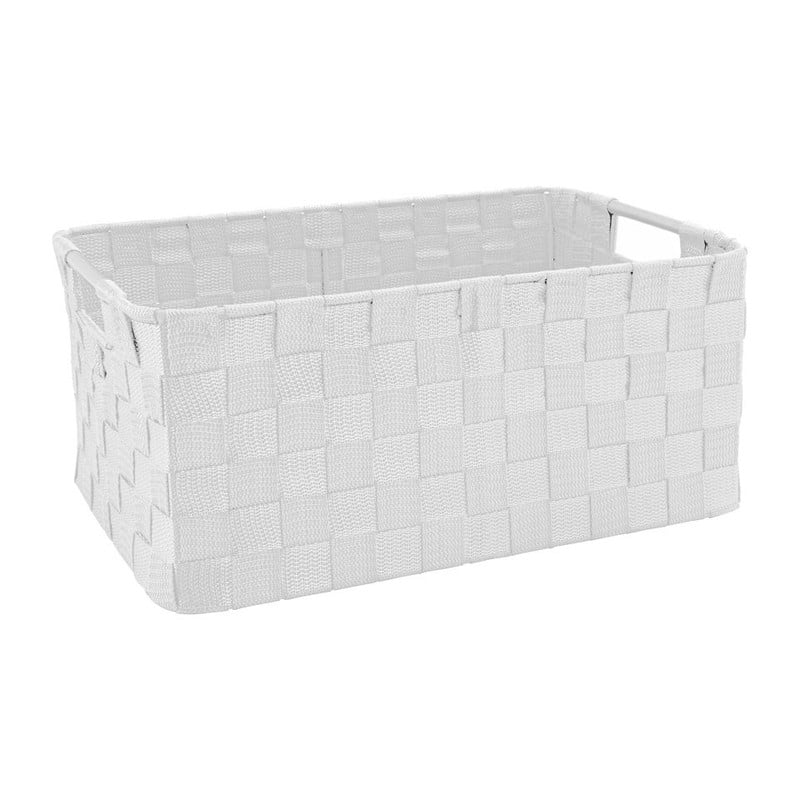 Lademand chroom handvat -  wit - 36x26x16 cm