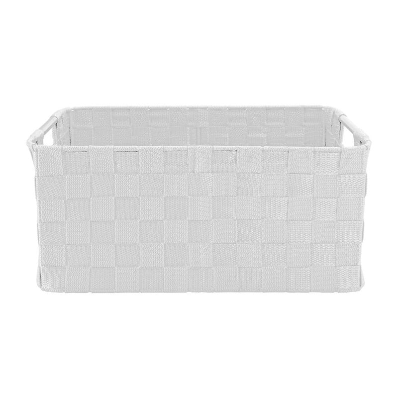 Lademand chroom handvat -  wit - 36x26x16 cm
