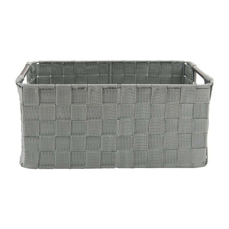 Lademand chroom handvat - grijs - 34x23x15 cm