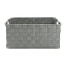 Lademand chroom handvat -  grijs - 36x26x16 cm