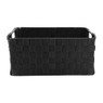 Lademand chroom handvat - zwart - 40x29x19 cm