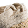 Mand ovaal met witte rand - 26x16x10 cm