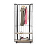 Mand ovaal met witte rand - 33x22x14 cm