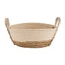 Rieten mand met witte rand – 26x16x10 cm 