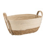 Rieten mand met witte rand – 29x19x12 cm