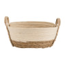 Rieten mand met witte rand – 29x19x12 cm