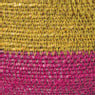 Mand colorblock - roze/geel - ø20x25 cm
