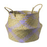 Mand streep - bruin/paars - ø28x34 cm