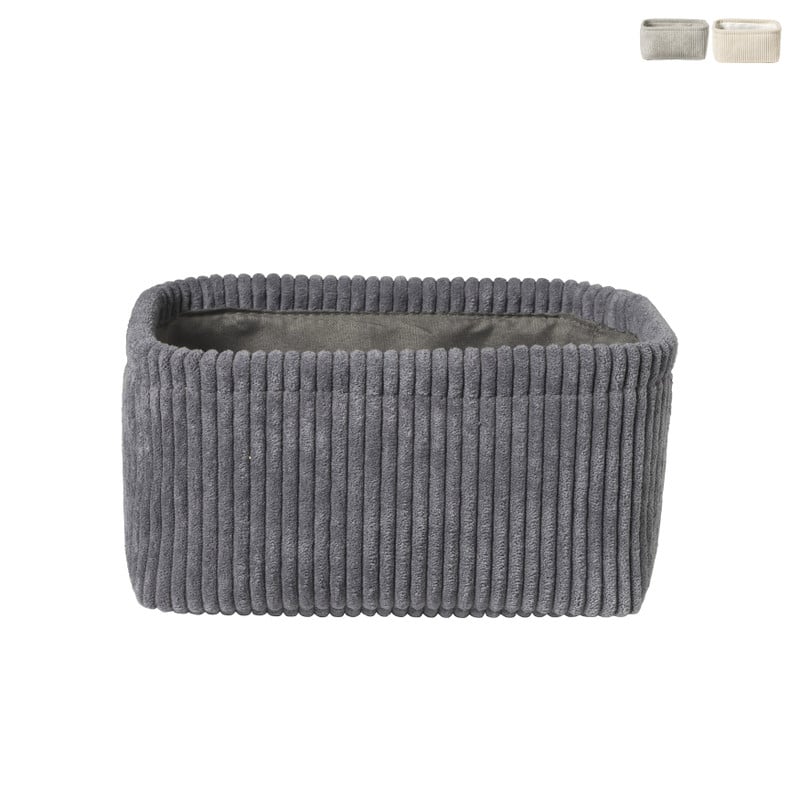 Lademand Vinz corduroy - 10x20x14 cm - diverse kleuren
