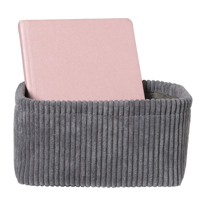 Lademand Vinz corduroy - 10x20x14 cm - diverse kleuren