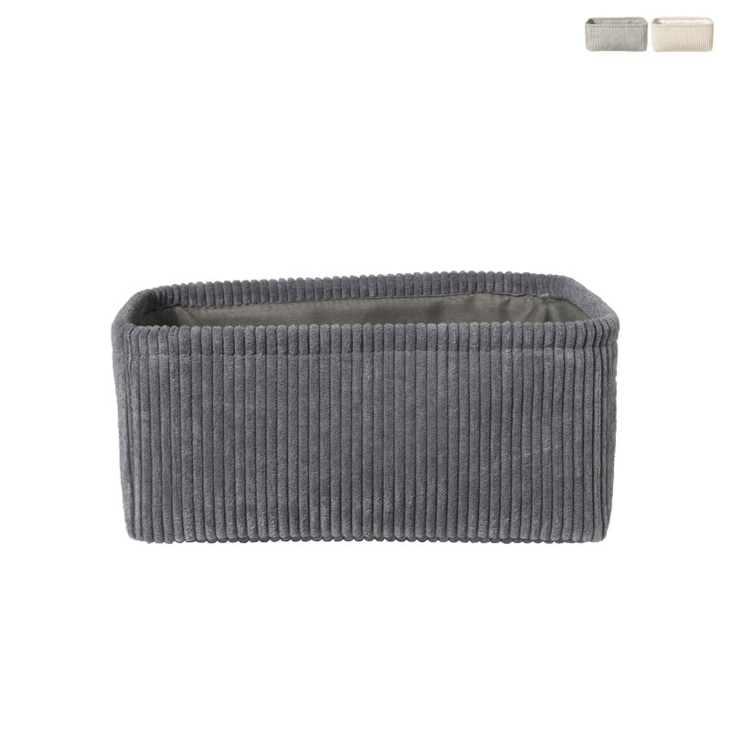 Lademand Vinz corduroy - 12x27x20 cm - diverse kleuren