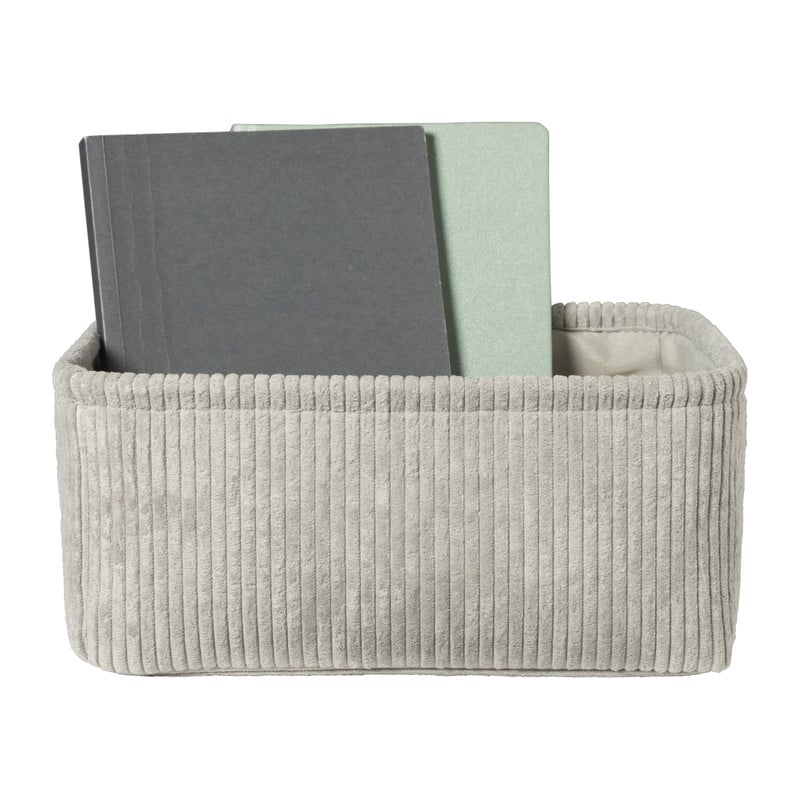 Lademand Vinz corduroy - 12x27x20 cm - diverse kleuren