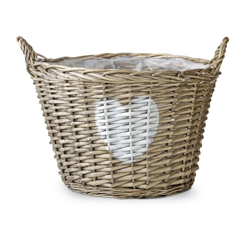 Rieten mand - 43x38 cm