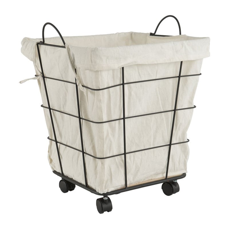Wasmand Industrial op wielen - 40.5x40.5x53.5 cm