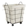 Wasmand Industrial op wielen - 40.5x40.5x53.5 cm