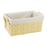 Mand brede vlecht - naturel - 25x38x18 cm