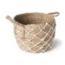 Mand met touwdecoratie - ⌀29X24 cm