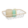Draadmand met bamboe rand - 31x21 cm