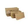 Rieten mand met deksel - zeegras - 40x20x22 cm
