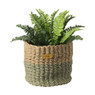 Mand Pleun - ø21x23 cm - bruin/groen