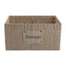 Lademand - beige -32x22x16 cm 