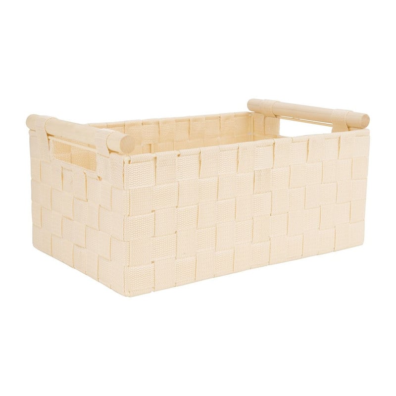 Lademand houten greep - beige - 23x36x16.5 cm