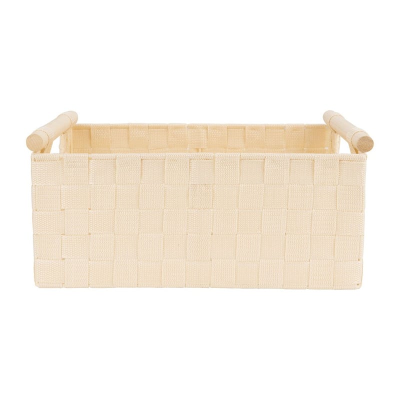 Lademand houten greep - beige - 23x36x16.5 cm