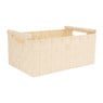 Lademand houten greep - beige - 23x36x16.5 cm