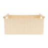 Lademand houten greep - beige - 28x42x18.5 cm