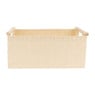 Lademand houten greep - beige - 33x47x21 cm