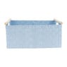 Lademand houten greep - blauw - 33x47x21 cm