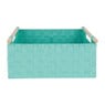 Lademand houten greep - groen - 28x42x18.5 cm